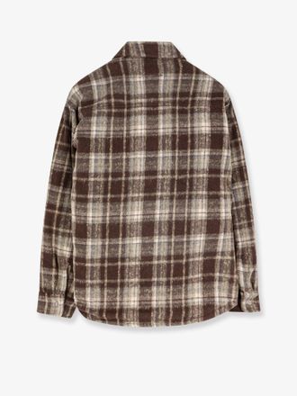 Dunst Madras Flannel Padded Jacket - Brown