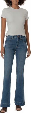 Kut from the Kloth Natalie High Rise Bootcut Jeans In Alliance Wash