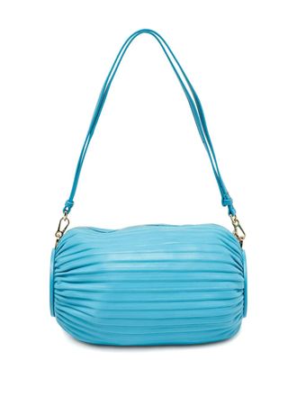 Loewe 2024 pleated leather shoulder bag - women - Leather - One Size - Blue