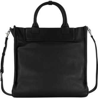 Vince Nordhelm Leather Tote in Black at Nordstrom