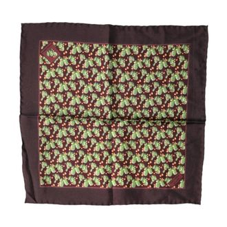 Dolce & Gabbana Pocket Scarves, male, Multicolor, Size: ONE SIZE Cactus Print Square Handkerchief Scarf