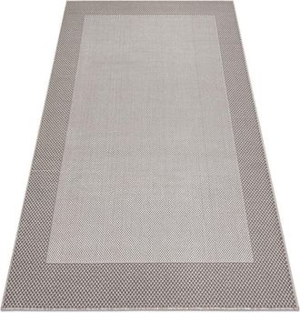 RugsX Rugsx - Carpet sisal sisalo Frame 2900 cream / beige beige 120x170 cm