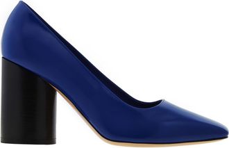 Ferragamo Pamela Patent Leather Pumps, Size 7 C