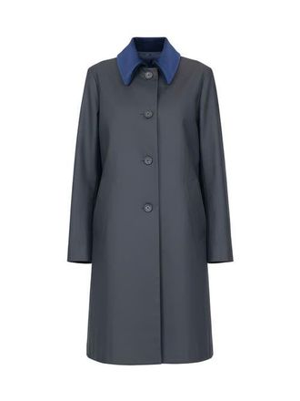 C&acirc;llas Milano Alaine Water resistant canvas coat in Navy at Nordstrom, Size 10 It