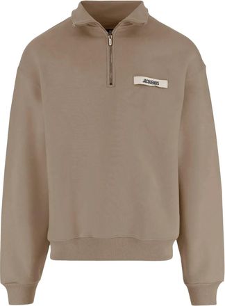 Jacquemus Felpa con logo - Toni neutri