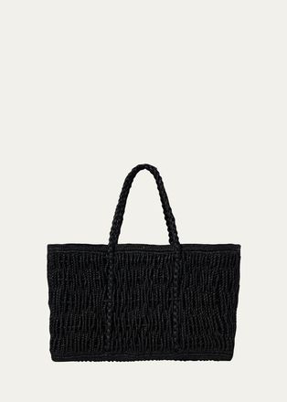 The Row Georgica Tote Bag in Woven Raffia