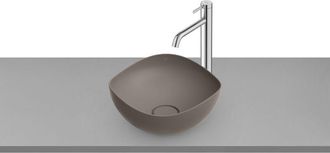 Roca Roca - A327a15660 Ohtake Lavabo De Sobre Encimera Fineceramic Color Caf&eacute; - Ref: A327a15660