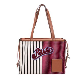 Loewe Paula Ibiza Tote Bag Gestreept Canvas