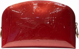 Louis Vuitton Red Color Patent Leather Pouch (Pre-Owned)
