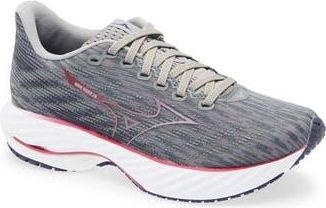 Mizuno Wave Rider 28 Running Shoe in Ultimate Grey-Cosmo Chrome at Nordstrom Rack, Size 7.5