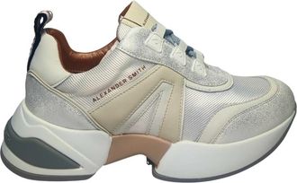 Alexander Smith Marble Sneaker - Dames - Sneakers - Wit - 40 EU - Leer - Schoenen