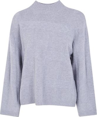 Emporio Armani Maglione in lana e cashmere - - Knitwear - Donna - Grigio - L