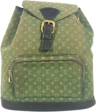 Louis Vuitton Pre-owned Monogram Mini Backpack - Dames - Vintage Rugzakken - Groen - ONE Size - Vintage