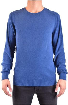 Drumohr Truien - Heren - Ronde hals truien - Blauw - 3XL - Katoen - Truien & Vesten