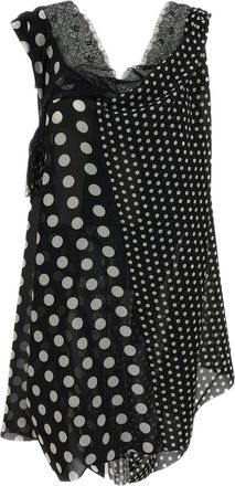 Junya Watanabe Polka Dot Sleeveless Top