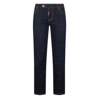 Dsquared2 Straight Jeans, female, Blue, Size: 2XS Straight Jeans