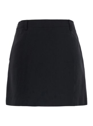 Dunst Wool Blend Mini Skirt - Black