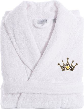 Linum Home Textiles Turkish Cotton Personalized Terry Bathrobe (Monogram A-Z)