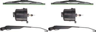 OEM Dos Motores Universales De Limpiaparabrisas De 12 V Para Tractores Willys, Con Brazos Y Escobillas. (01287358 7731000001)