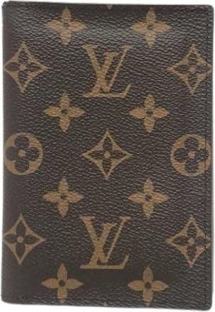 Louis Vuitton Pre-owned Wallets, female, Brown, Size: ONE SIZE Pre-owned Canvas Wallet