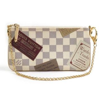 Louis Vuitton Ivory Damier Azur Pochette Pouch (Pre-Owned)