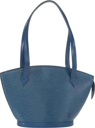 Louis Vuitton Pre-owned Shoulder Bags, female, Blue, Size: ONE SIZE Pre-owned Vintage Shoulder Bag