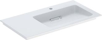 Keramag Geberit One Muebles Lavabo Salida Horizontal, Espacio De Estante
