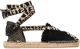 Stella McCartney Black Canvas Womens Espadrilles