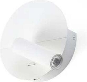 Faro Barcelona Lettore da parete bianco duas usb c 68467N