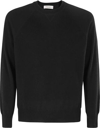 KANGRA Stijlvolle Gebreide Trui voor Mannen - Heren - Ronde hals truien - Zwart - 2XL - Wol - Truien & Vesten