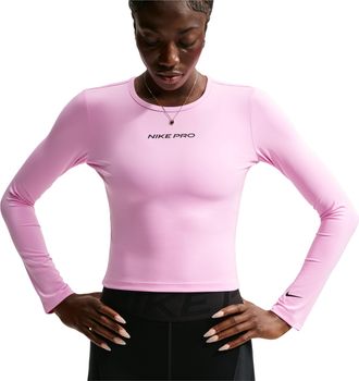 Nike (WMNS) Nike x Keely Hodgkinson Pro Sculpt Dri-FIT T-Shirt Pink Rise Black IM9970-621