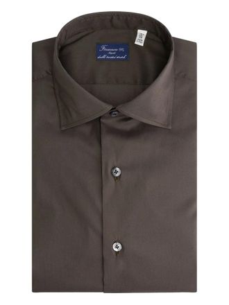 Finamore Button-up overhemd - Bruin
