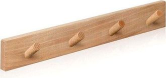 OEM Perchero De Pared De Madera Con 4 Ganchos - Perchero De Pared - Perchero De Pared De Dise&ntilde;o Para Recibidor, Ba&ntilde;o, Habitaci&oacute;n Infantil, Dormitorio