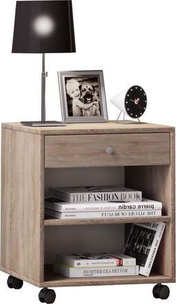 ebuy24 Ebuy24 - Armario De Noche Vcm Mesita De Noche Mesita De Noche Plegable Dimensiones Aprox. H 54 X W 45 X D 38 Cm - Rolda (sonoma-oiche (s&auml;gerau))