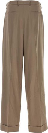 Valentino Garavani Mens Formalwe Trousers Beige