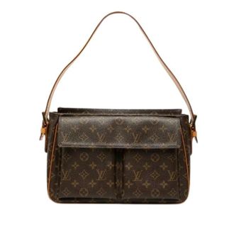 Louis Vuitton Pre-owned Vivacite Monogram Schoudertas - Dames - Pre-owned - Bruin - Maat: ONE Size Leer