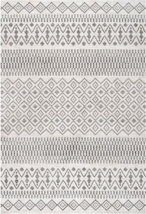 Jonathan Y Designs Ifrane Berber Geometric Stripe Area Rug in Cream/gray at Nordstrom, Size 3Ft 0In X 5Ft 0In