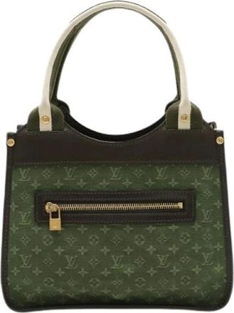 Louis Vuitton Pre-owned Handbags, female, Green, Size: ONE SIZE Pre-owned Monogram Mini Sac Catrine Tote Bag