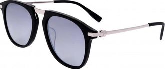 Trussardi Womens STR330F-700W-55 STR330F 55 700W Sunglasses - Black - One Size