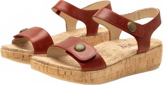 Alegria Womens Marta Strap Sandal In Garnet