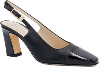 Amalfi By Rangoni Falasco Slingback Pump in Black Parmasoft at Nordstrom, Size 9.5