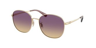 Coach HC7189 CDP39 900570 Womens Sunglasses Gold Size 55