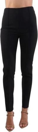 Elisabetta Franchi Dames, Broeken, Zwart, Maat: M Poliester