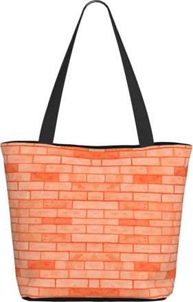 AOOEDM Brick-Wall Of Red Ladies Shopping Bag 13x11x7in.The Perfect ValentineS Day Gift.It Is The Best ValentineS Day Gift For Mom, Daughter, Wife,Etc
