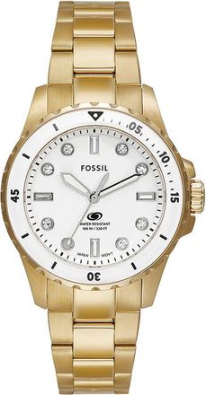 Fossil Womens Blue Dive Watch