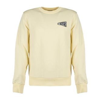 Diesel Sweatshirt met geborduurd logo - Heren - Sweatshirts & Hoodies - Beige - Maat: XL