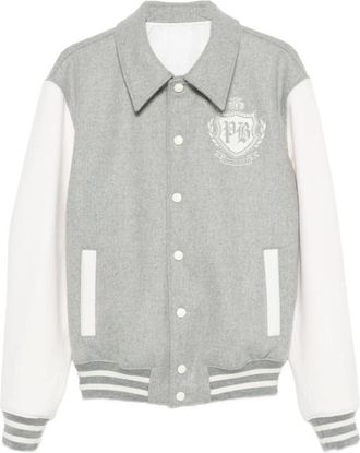 Balmain Coats Grey - Heren - Bomber jackets - Grijs - L - Jassen
