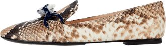 AGL Chain Link Loafer Fog Snakeskin CL-LOAFER-FOG Womens