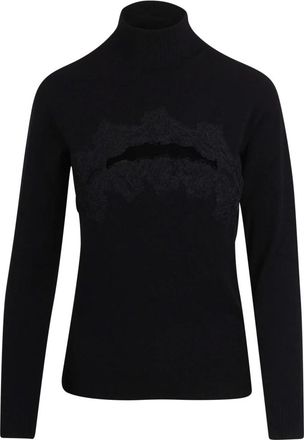 Ermanno Scervino Dames, Truien, Zwart, Maat: S