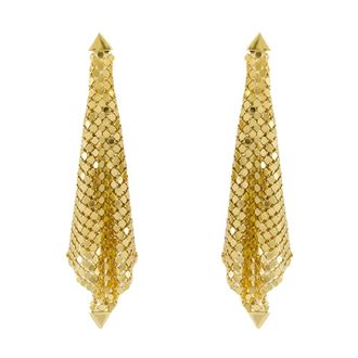 Paco Rabanne Pixel Mesh Drop Earrings